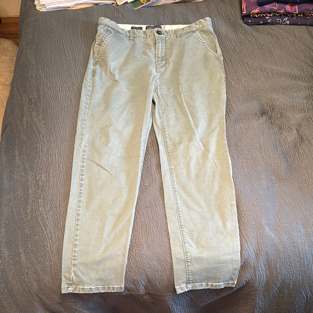 Casual Green Pants